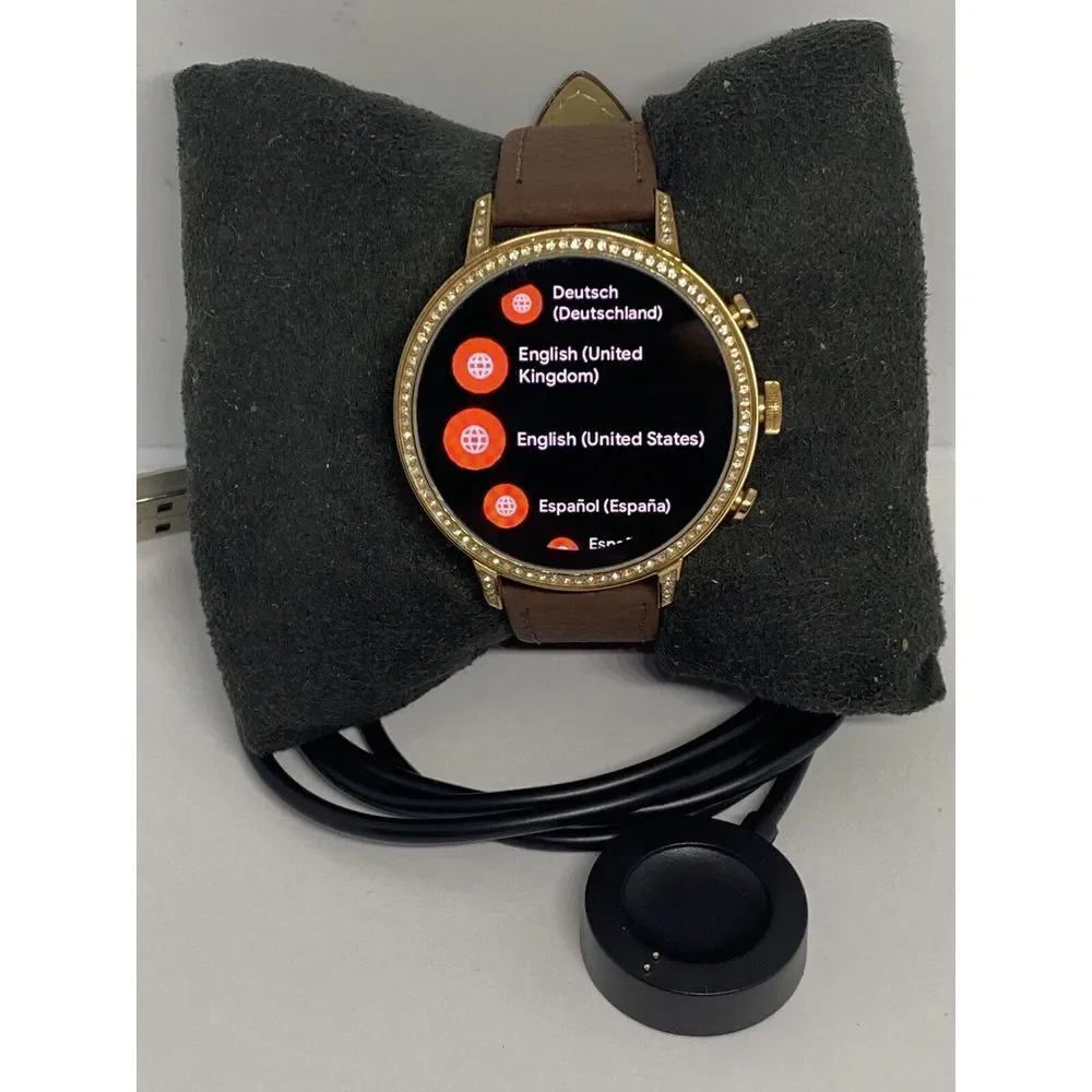 Fossil Gen 4 Authentic Digital Dial Smart Watch Custom Band FTW6011 AB579